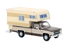 Brekina 19664 - H0 - Chevrolet C 20 Camper - braun